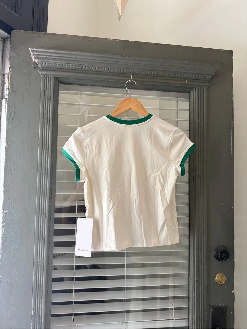 Lululemon Organic Cotton Ringer Baby Tee
